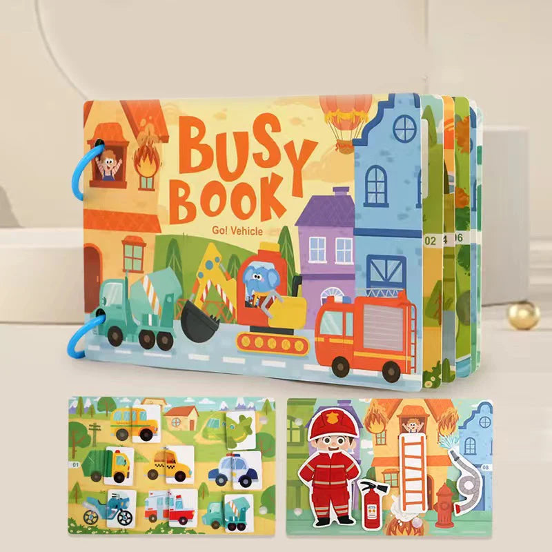 My First Montessori Quiet Book – Matching & Learning for Ages 2–3