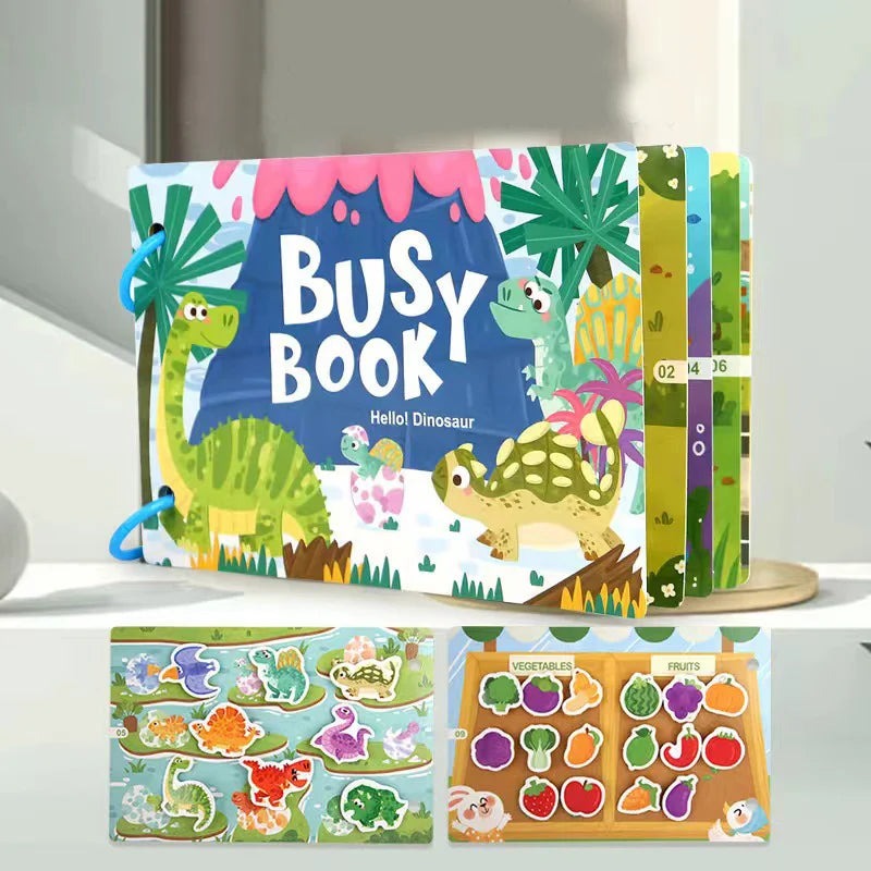 My First Montessori Quiet Book – Matching & Learning for Ages 2–3