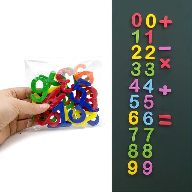 Magnetic Foam Alphabet Letters – Colorful Letter Set for Early Language Play
