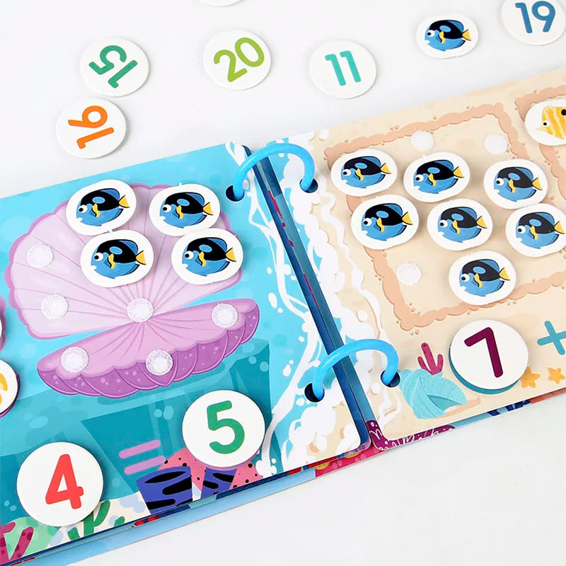My First Montessori Quiet Book – Matching & Learning for Ages 2–3