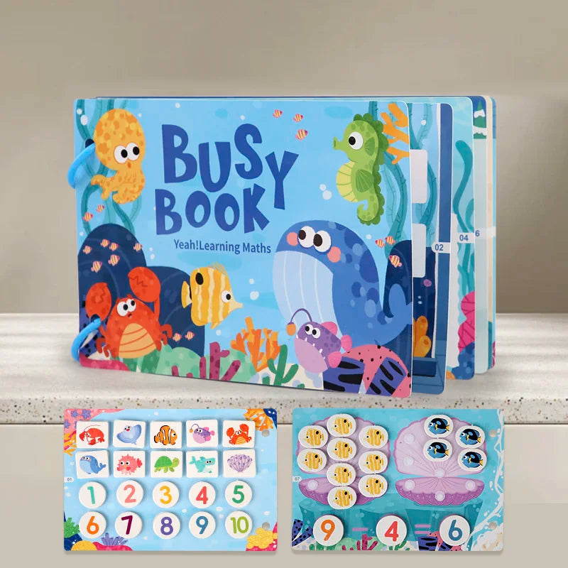 My First Montessori Quiet Book – Matching & Learning for Ages 2–3