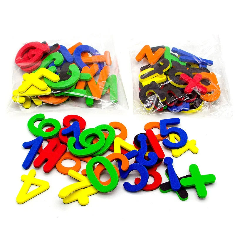 Magnetic Foam Alphabet Letters – Colorful Letter Set for Early Language Play
