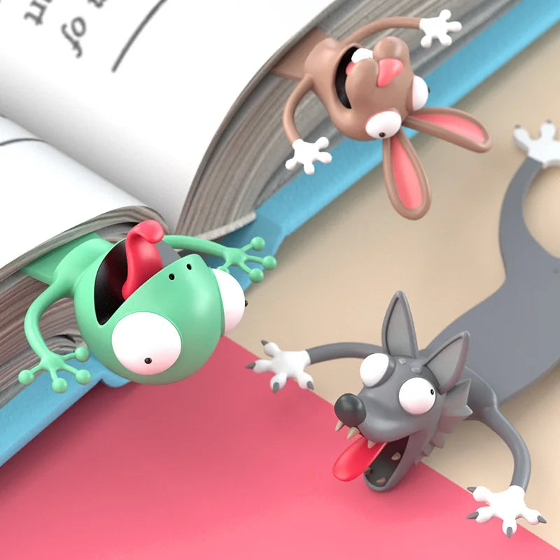 3D Animal Bookmark – Playful Reading Companion for Kids