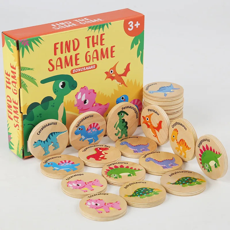 Montessori Memory Matching Puzzle – Cognitive Play for Curious Kids