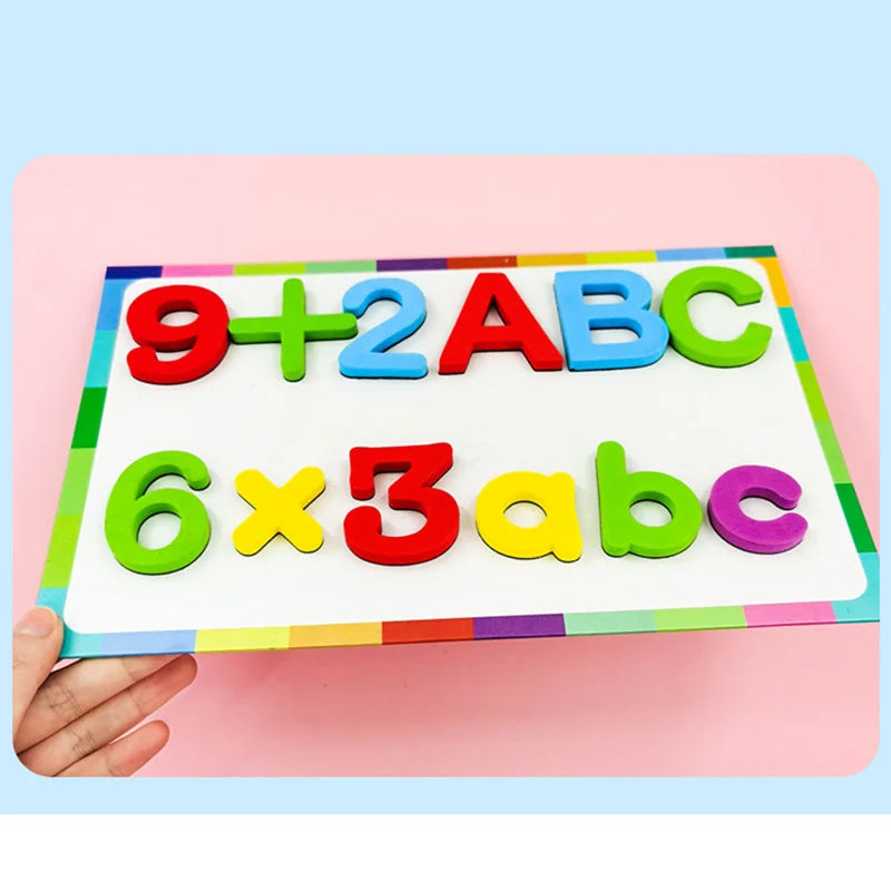 Magnetic Foam Alphabet Letters – Colorful Letter Set for Early Language Play