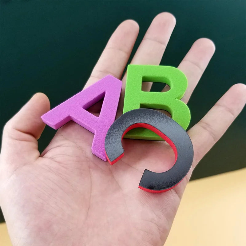 Magnetic Foam Alphabet Letters – Colorful Letter Set for Early Language Play