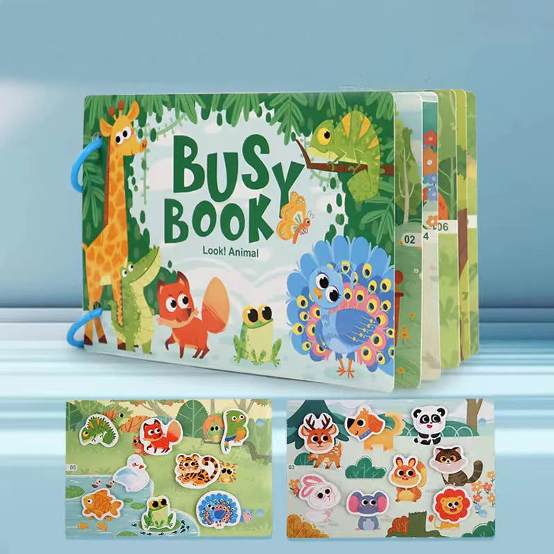 My First Montessori Quiet Book – Matching & Learning for Ages 2–3
