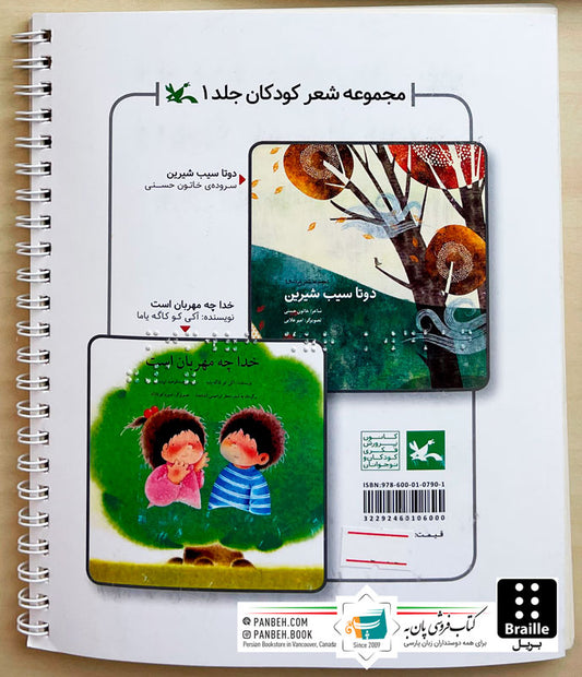Children's Poetry Collection 1 - Braille
مجموعه شعرهای کودکانه جلد ۱ - ویژه نابینایان