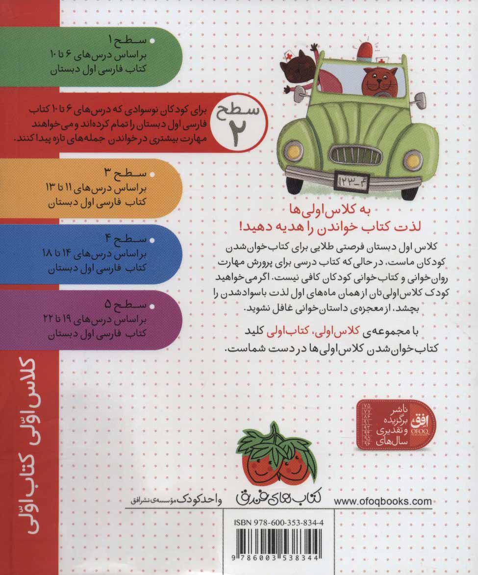 First class, first book: Who took the goat's medicineكلاس اولی كتاب اولی 8 (داروی بزی را كی می برد؟) سطح دو