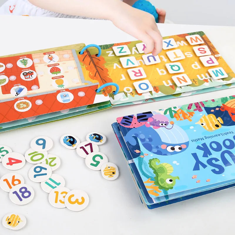 My First Montessori Quiet Book – Matching & Learning for Ages 2–3