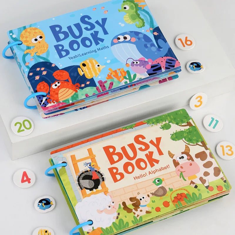 My First Montessori Quiet Book – Matching & Learning for Ages 2–3