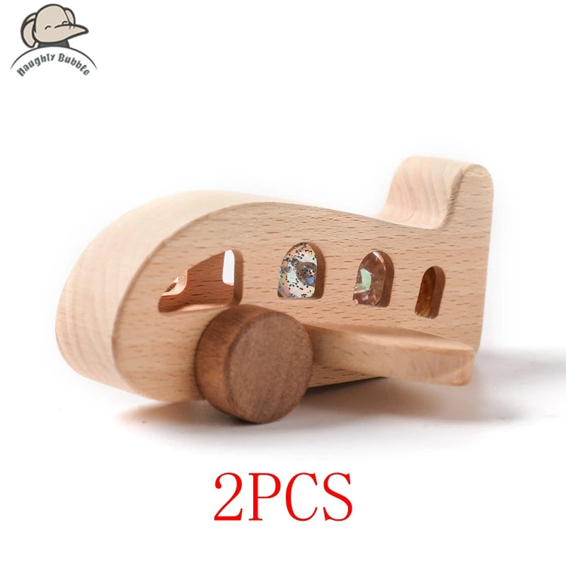 Montessori Wooden Train – Rolling Number Toy for Early Learning