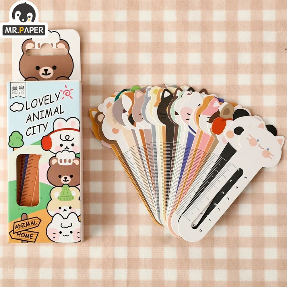 Animal Bookmark Set – 30-Piece Collection of Bears, Kittens & More