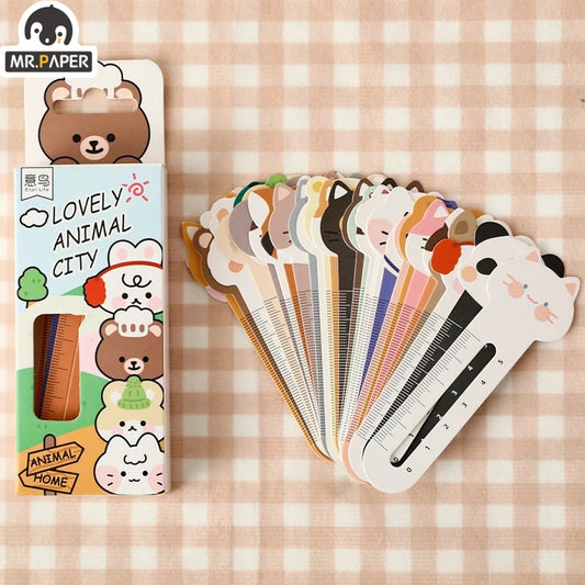 Animal Bookmark Set – 30-Piece Collection of Bears, Kittens & More