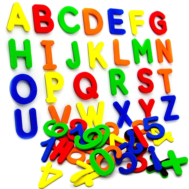 Magnetic Foam Alphabet Letters – Colorful Letter Set for Early Language Play