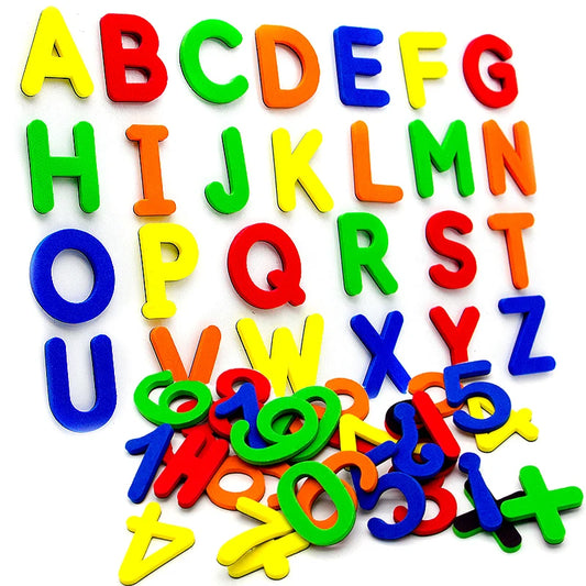 Magnetic Foam Alphabet Letters – Colorful Letter Set for Early Language Play