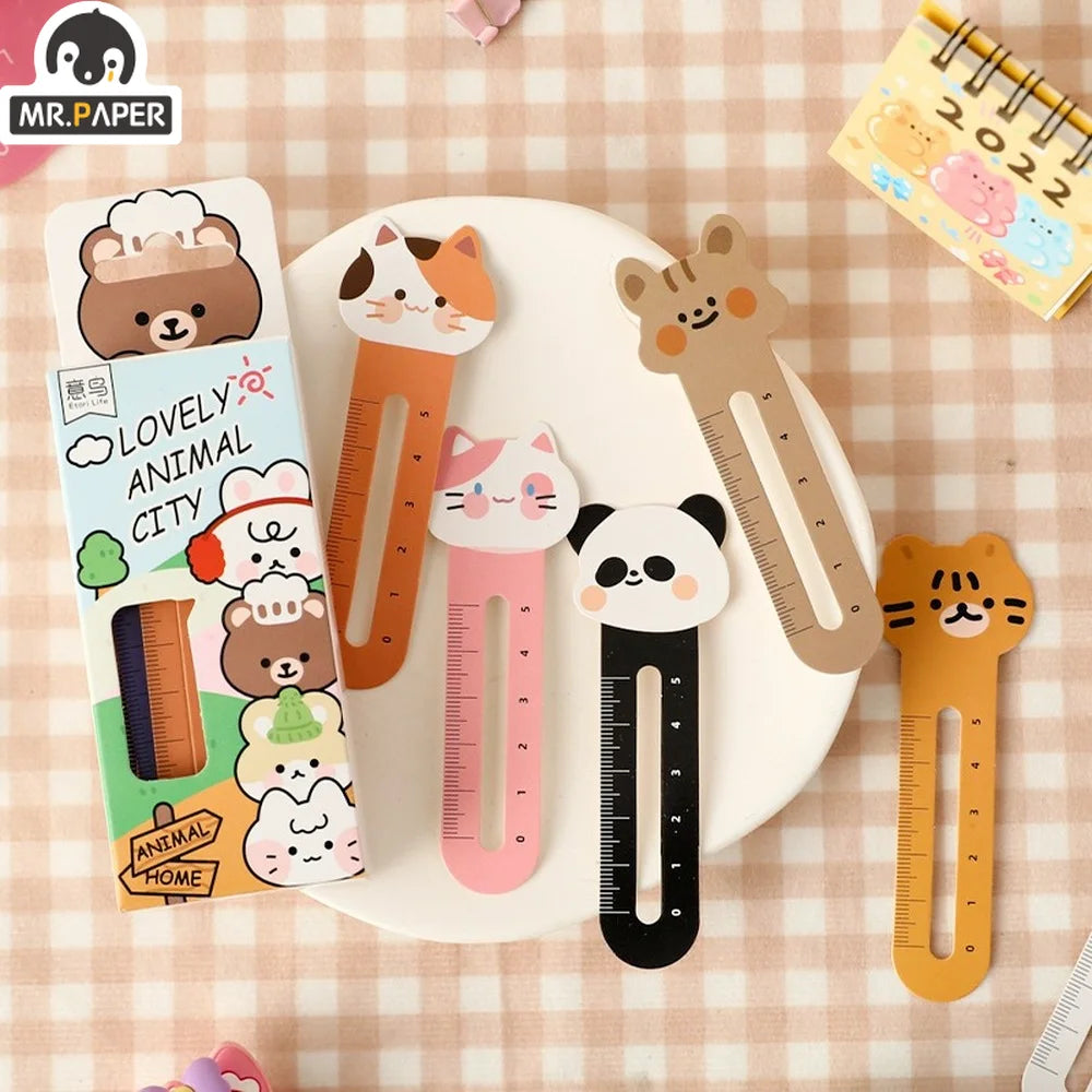 Animal Bookmark Set – 30-Piece Collection of Bears, Kittens & More