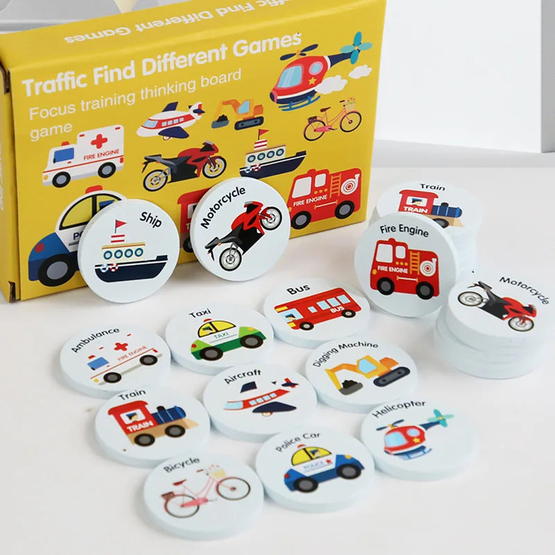 Montessori Memory Matching Puzzle – Cognitive Play for Curious Kids