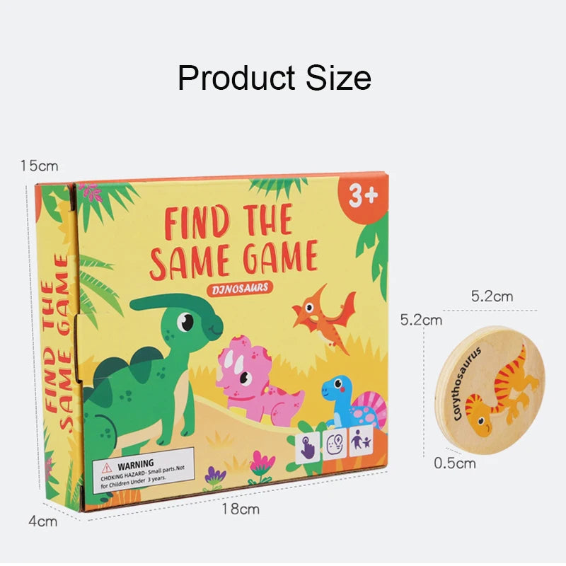 Montessori Memory Matching Puzzle – Cognitive Play for Curious Kids