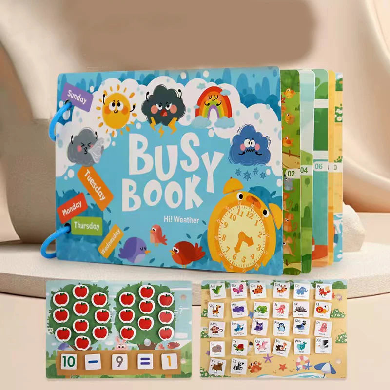 My First Montessori Quiet Book – Matching & Learning for Ages 2–3