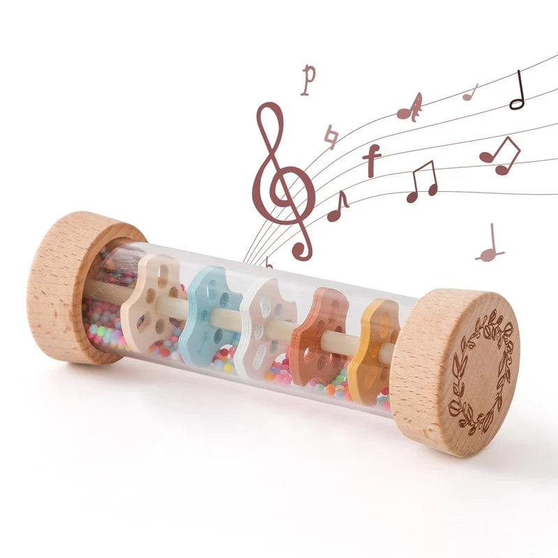 Montessori Wooden Xylophone & Beads – Musical Toy for Toddlers